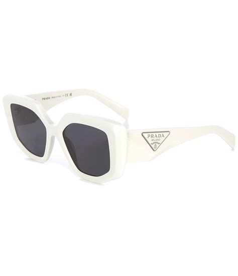 prada white cateye sunglasses|59mm cat eye sunglasses prada.